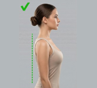 good posture verse bad posture