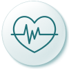 Heart health icon