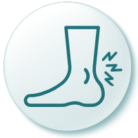 achillies pain icon